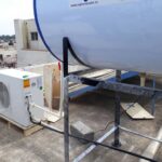 Heat pump installation for Solar water heater