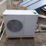 Heat pump installation for Solar water heater