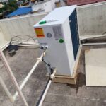 Heat pump installation for Solar water heater